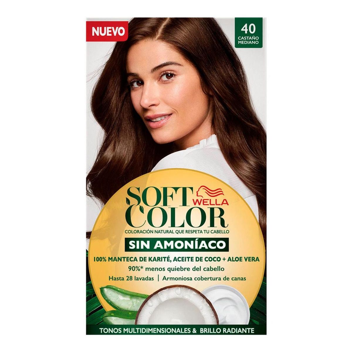 WELLA - Tinte Wella Soft Color Kit 40 Castaño Mediano