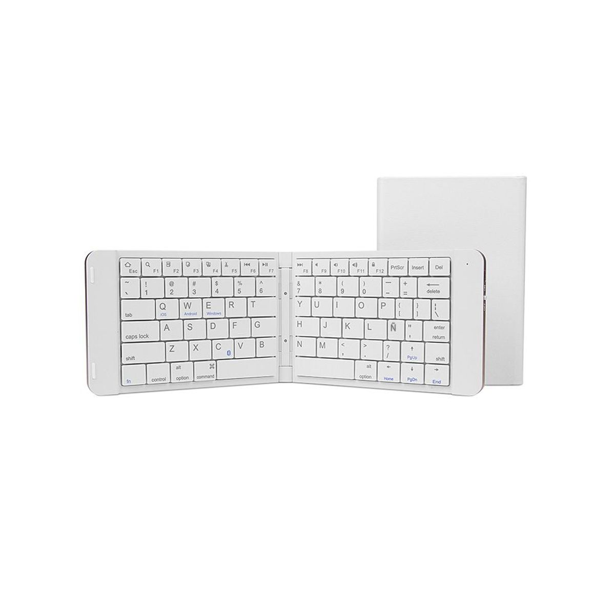 LEOTEC - TECLADO BLUETOOTH LEOTEC PLEGABLE BLANCO