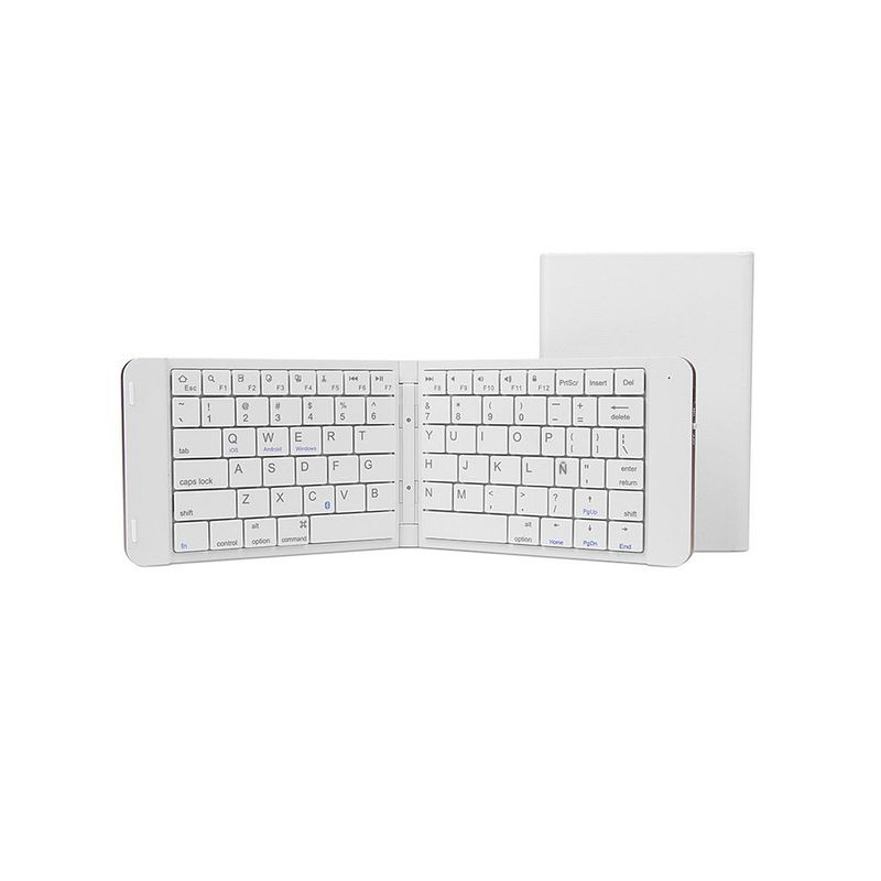LEOTEC - TECLADO MINI LEOTEC BLUETOOTH PLEGABLE BLANCO