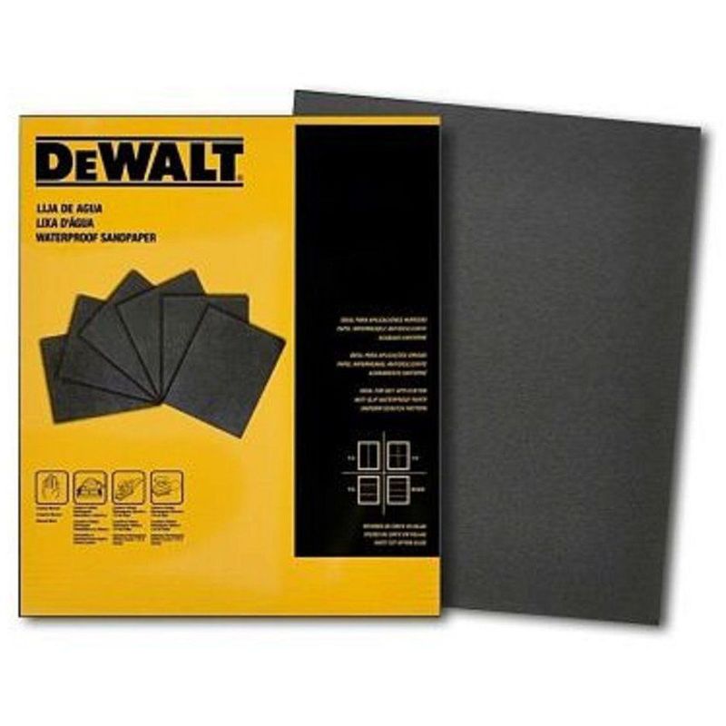 GENERICO - Lija pliego agua grano 220 oxido aluminio dewalt