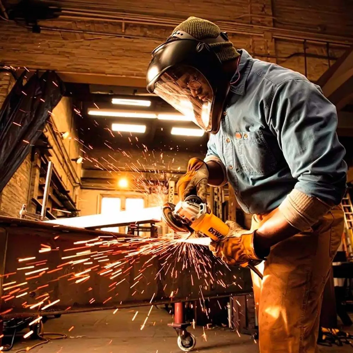 DEWALT - Esmeril / Amoladora 4-1/2" 1500w 1100rpm veloc. variable Dewalt