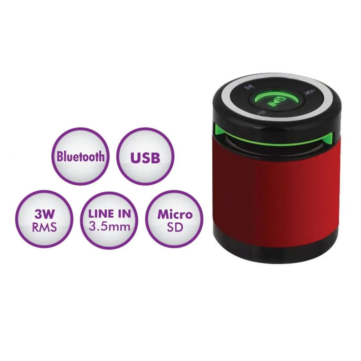 LEOTEC - ALTAVOZ MINI LEOTEC BLUETOOTH MUSIC BOX CON RADIO FM
