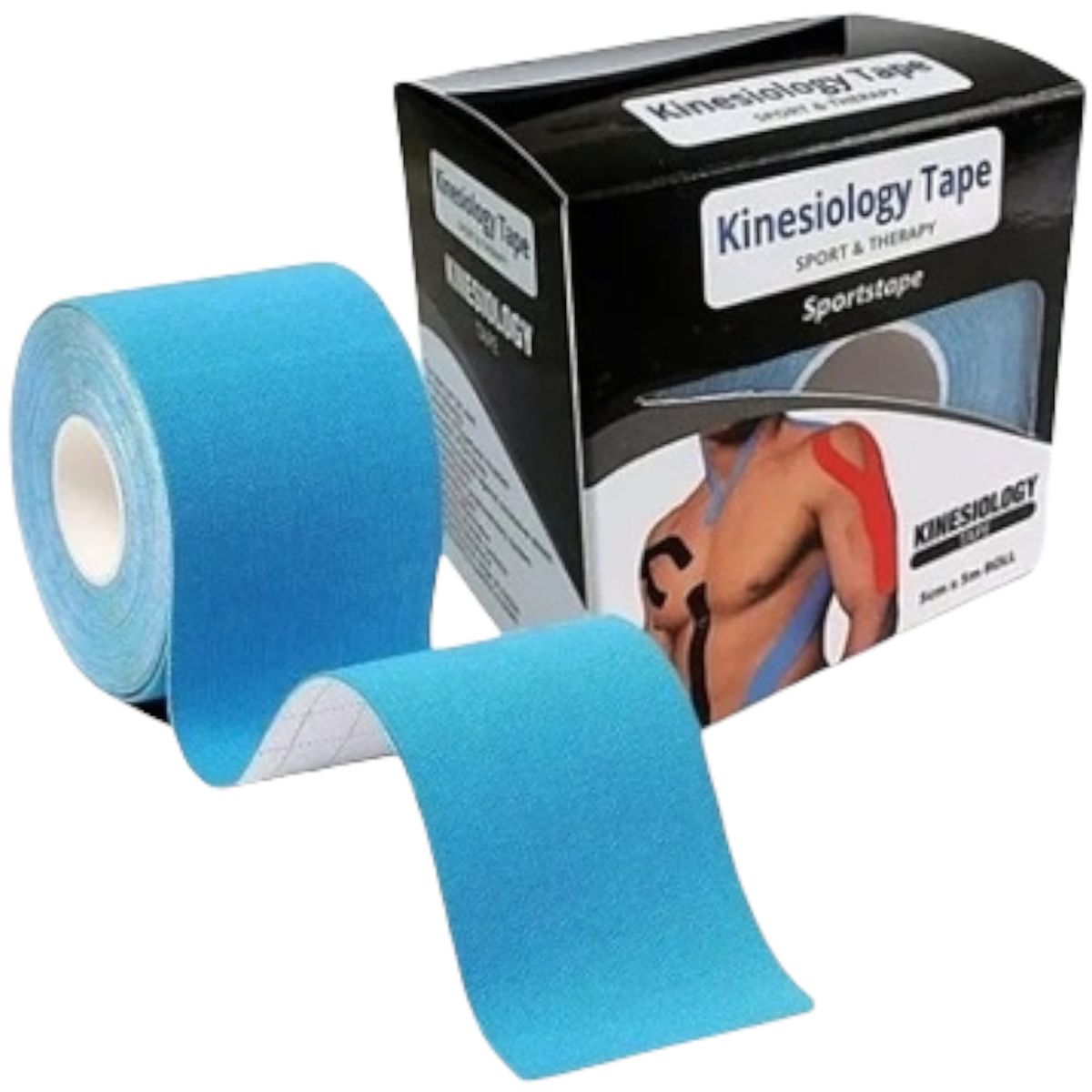 GENERICO - Venda Kinesio Tapes Cinta Kinesiologica 5cm x 5m AL AZAR