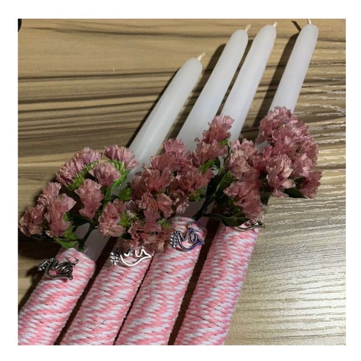 GENERICO - Vela de recuerdo para ocasiones - Rosada