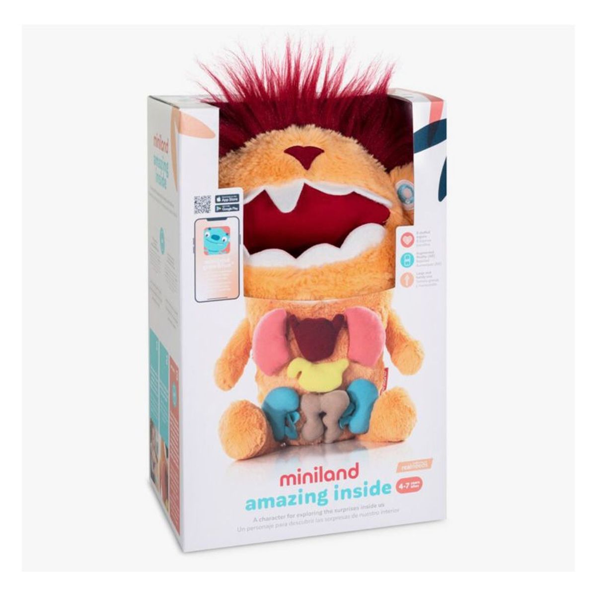 MINILAND - MUÑECO DE PELUCHE -AMAZING INSIDE-MINILAND