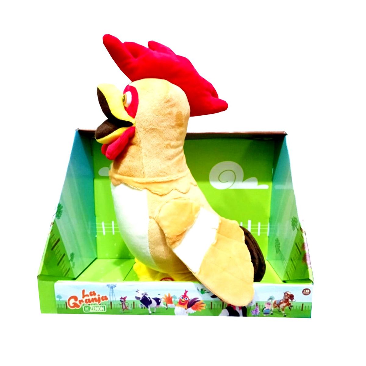 GENERICO - Set Peluches La Granja de Zenón con Movimiento y Musical 6P