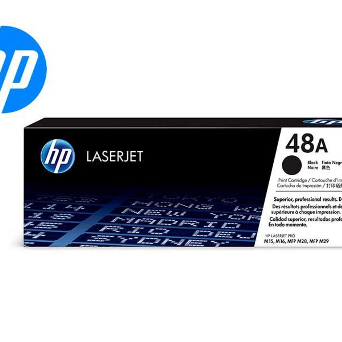 HP - HP 48A Negro Tóner Original para laser M15W 1000 Páginas - CF248A