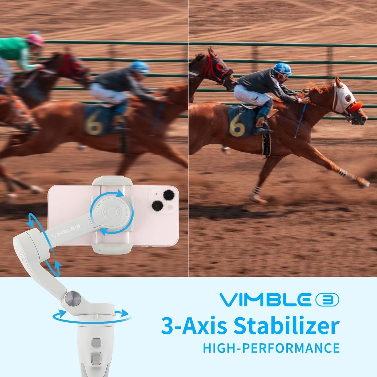 FEIYUTECH - Gimbal Vimble 3 Feiyutech Estabilizador de Celular Profesional