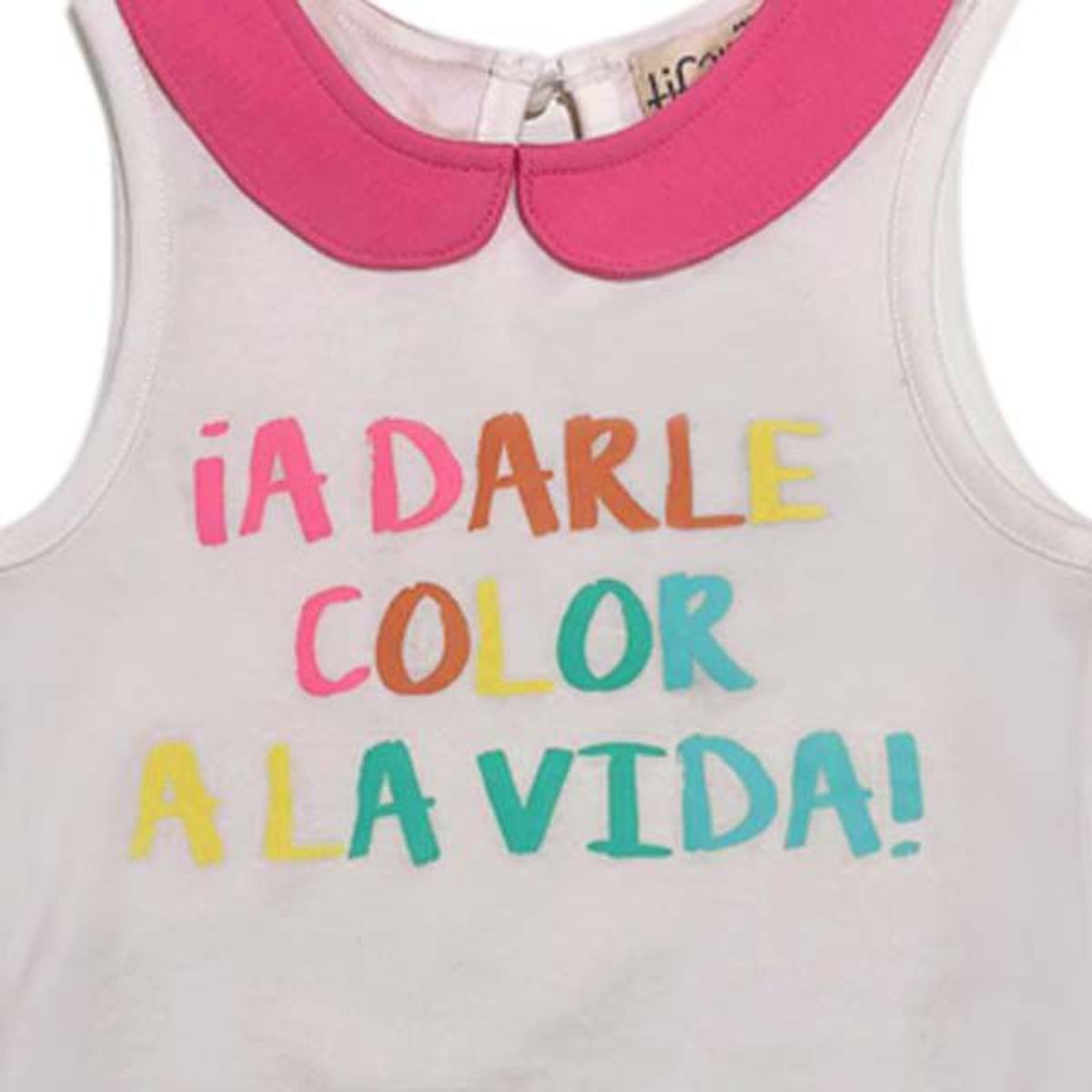 TIFANTI - Polo De AlgodÃ³n Manga Cero NiÃ±a