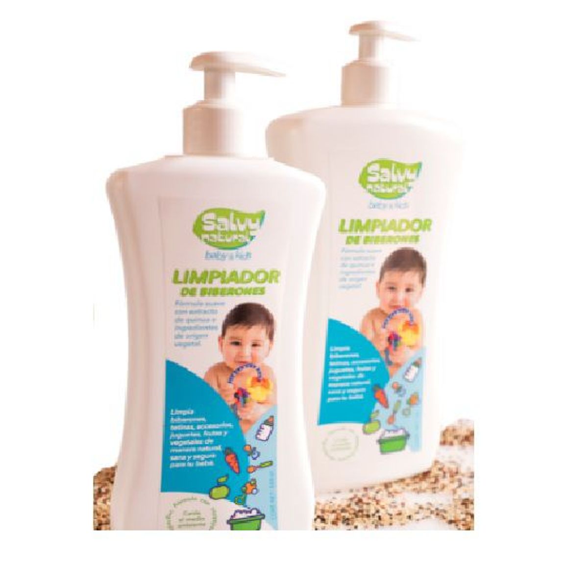 SALVY NATURAL - Limpiador de Biberones  Acc Salvi Natural 1LT