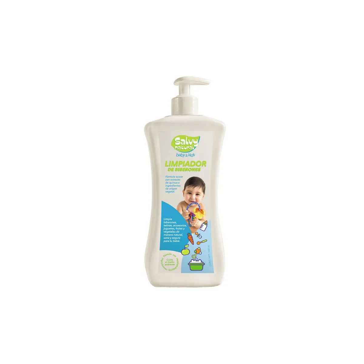 SALVY NATURAL - Limpiador de Biberones  Acc Salvi Natural 500ML