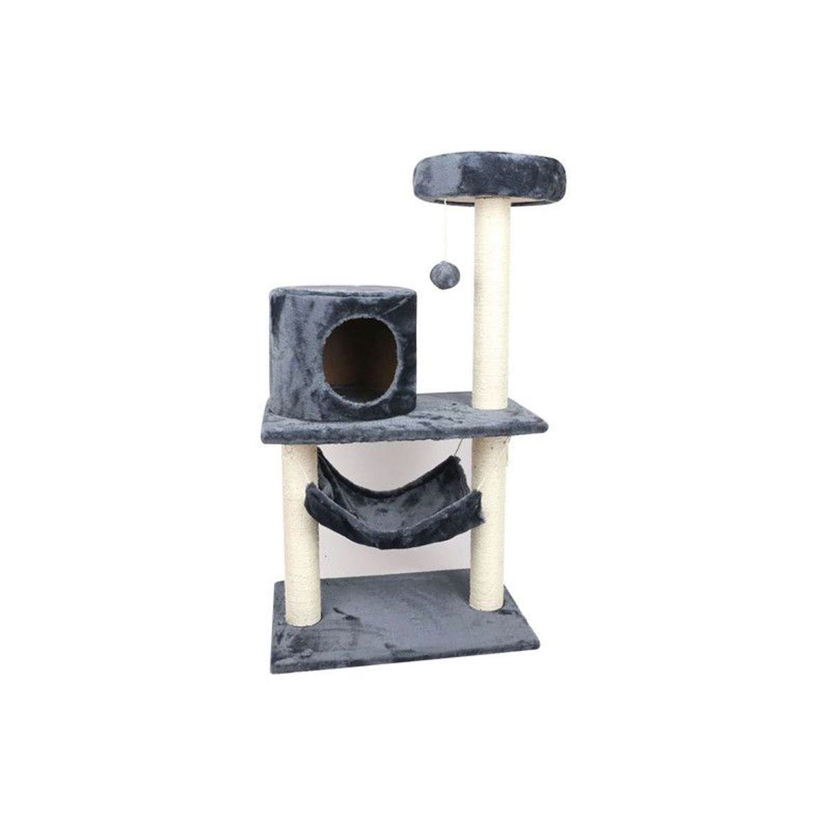 QUE PATAS PET SHOP - Gimnasio Grande para Gato Azul Oscuro