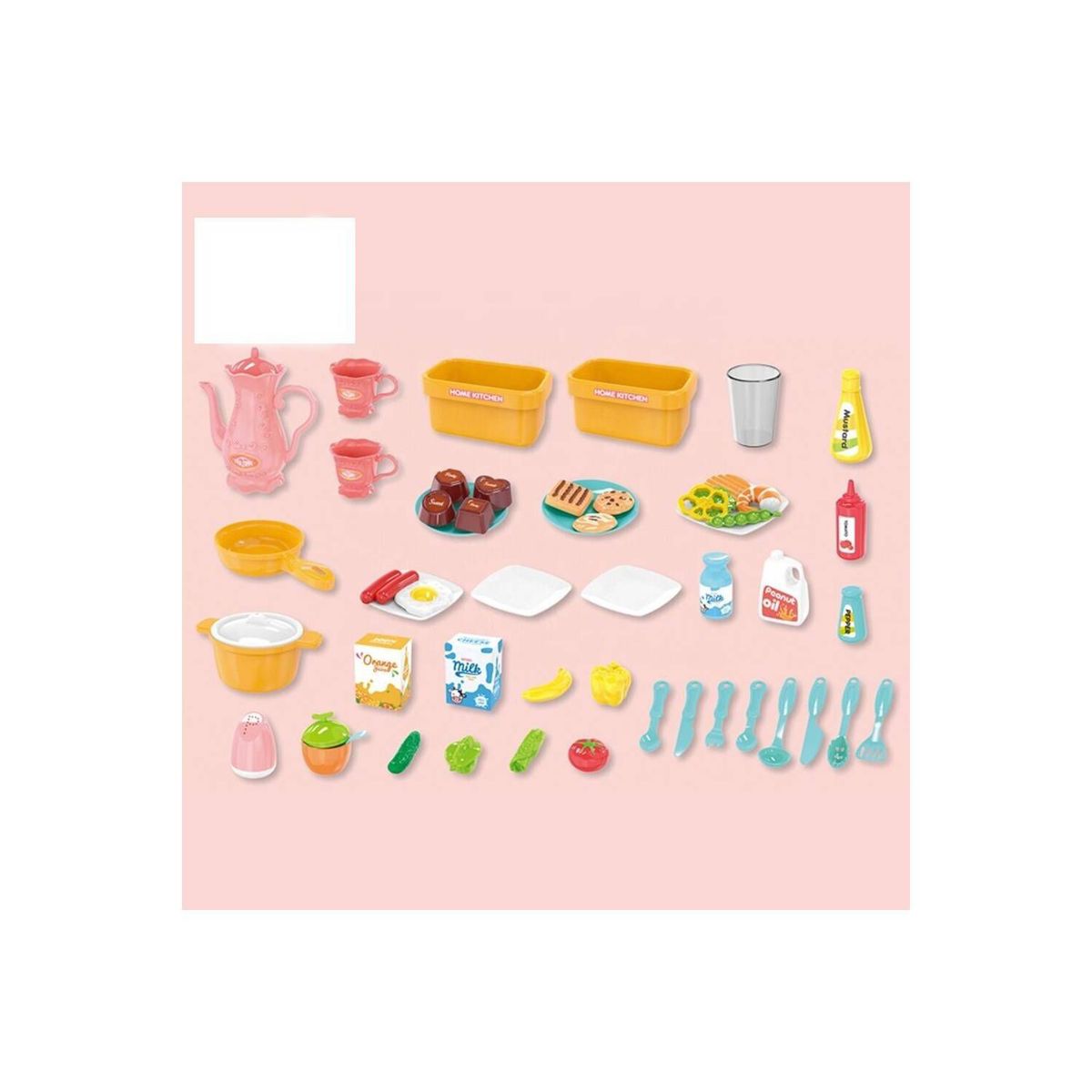 GENERICO - Cocina para niña 55 accesorios luz y sonidos