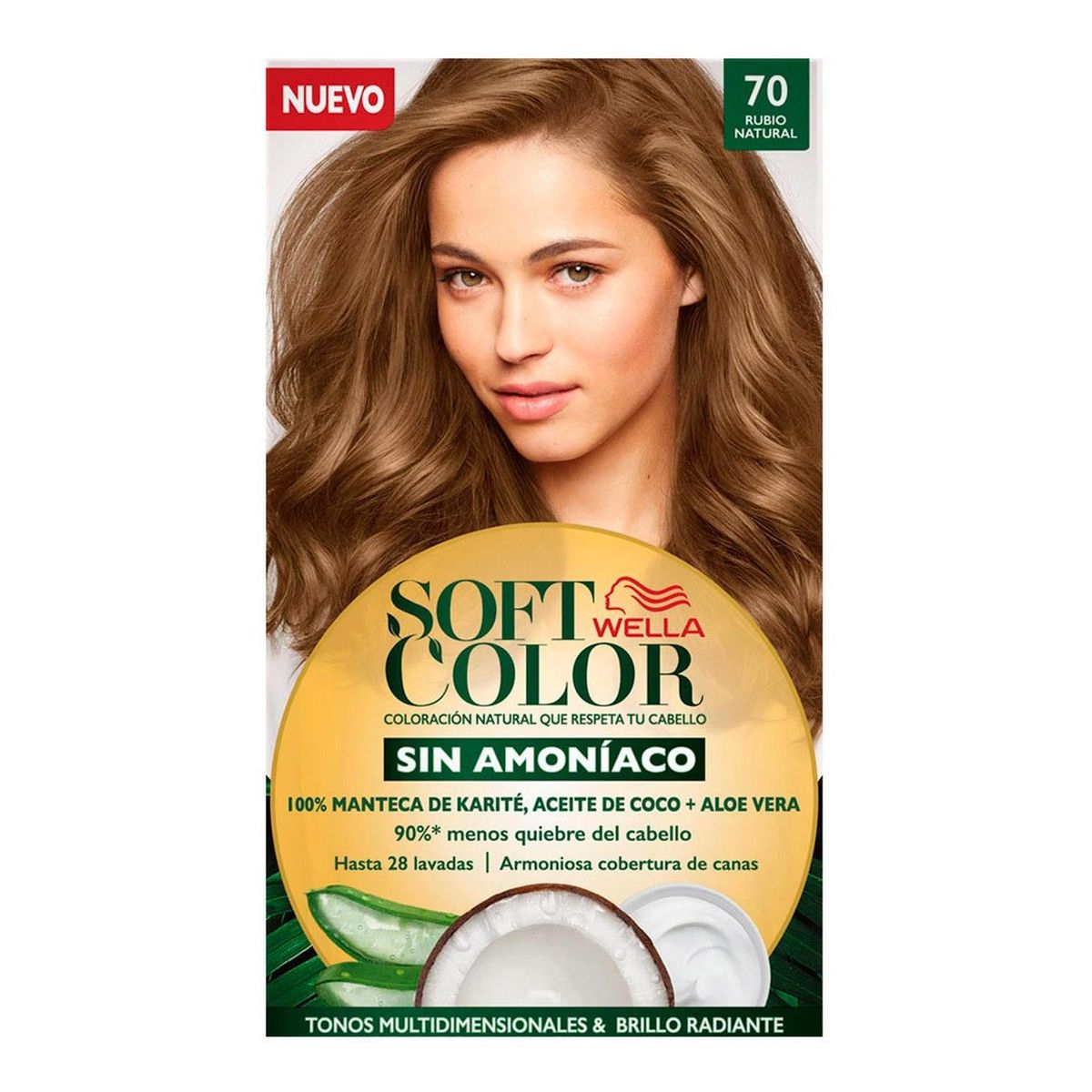 WELLA - Tinte Wella Soft Color Kit 70 Rubio Natural