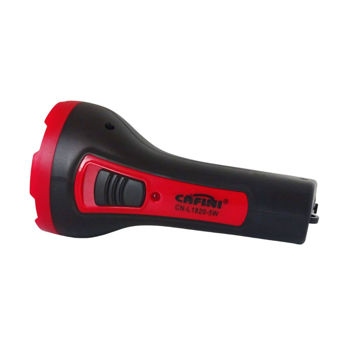 GENERICO - Linterna Potente 5w Recargable 1 Led Cafini CN-1820-5W Rojo