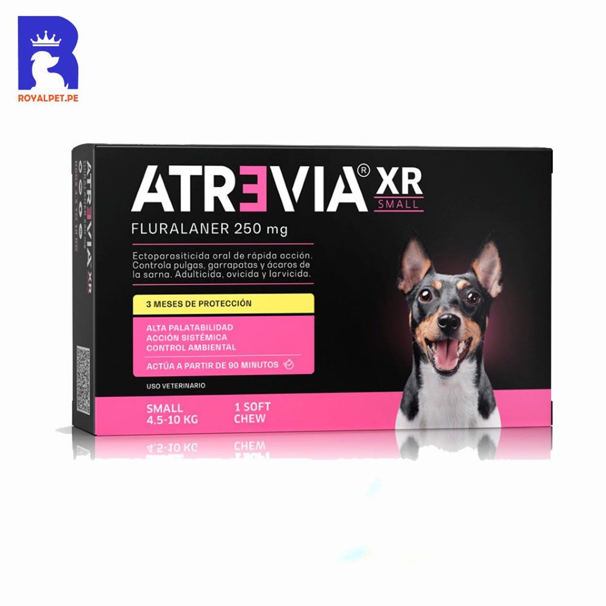 ATREVIA - Antipulgas Para Perro Atrevia XR Small 250mg 4.5 -10 kg