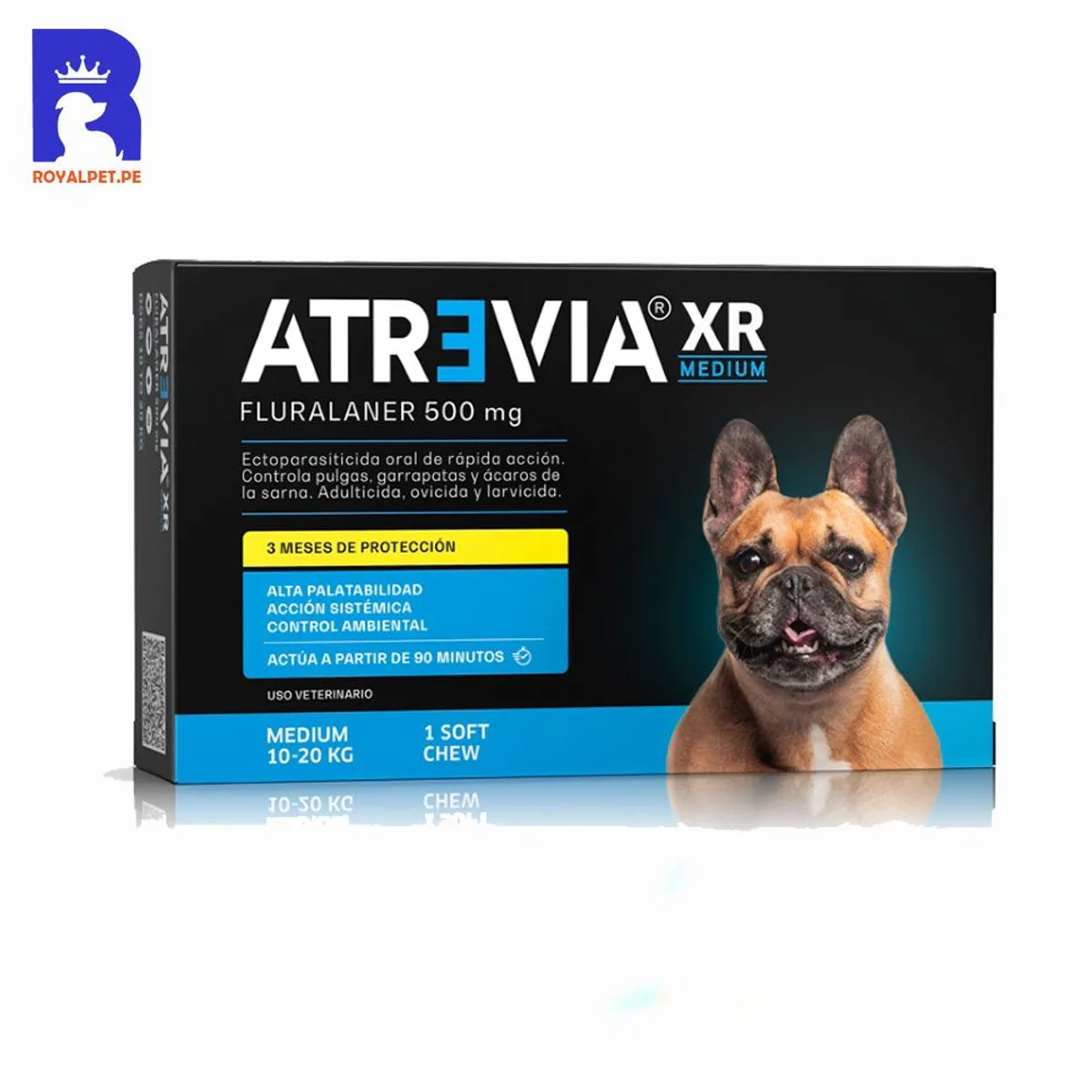 ATREVIA - Antipulgas Para Perro Atrevia XR Medium 500mg 10 -20 kg