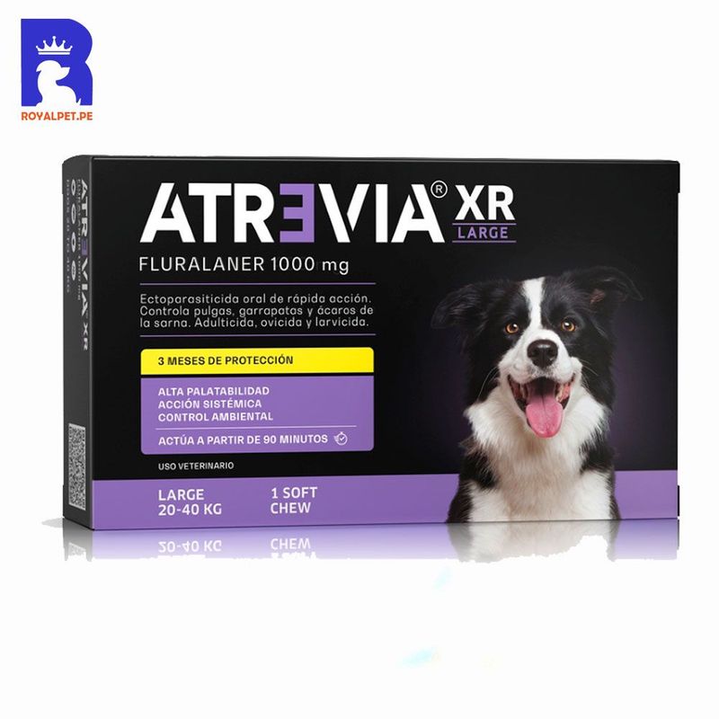 ATREVIA - Antipulgas Para Perro Atrevia XR Large 1000mg 20 -40 kg
