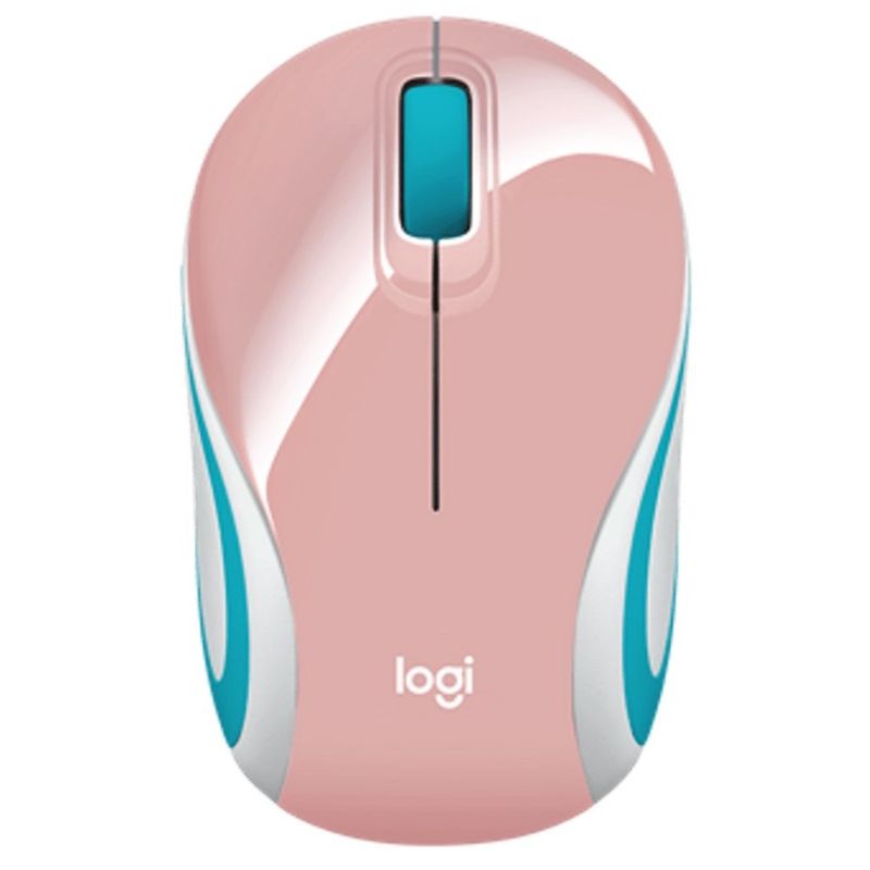 LOGITECH - Mouse Logitech M187 Mini Wireless Refresh Rosado - 910-005364