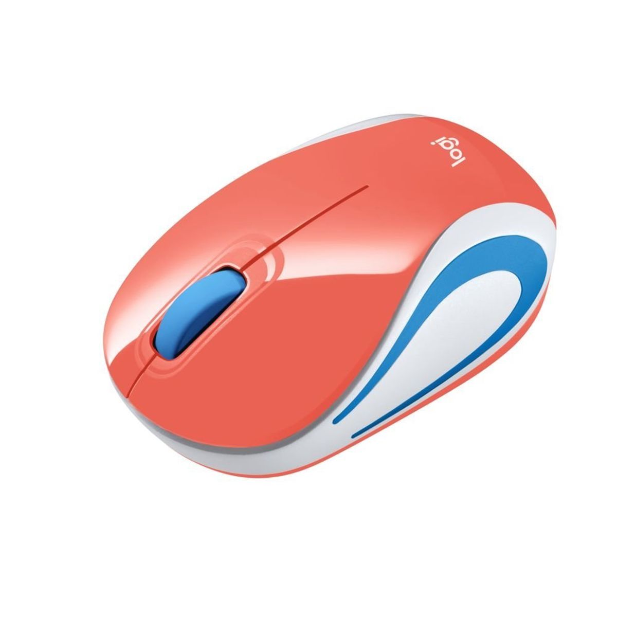 LOGITECH - Mouse Logitech M187 Mini Wireless Refresh Coral - 910-005362