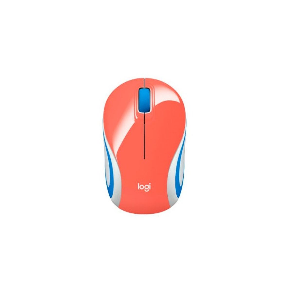 LOGITECH - Mouse Logitech M187 Mini Wireless Refresh Coral - 910-005362