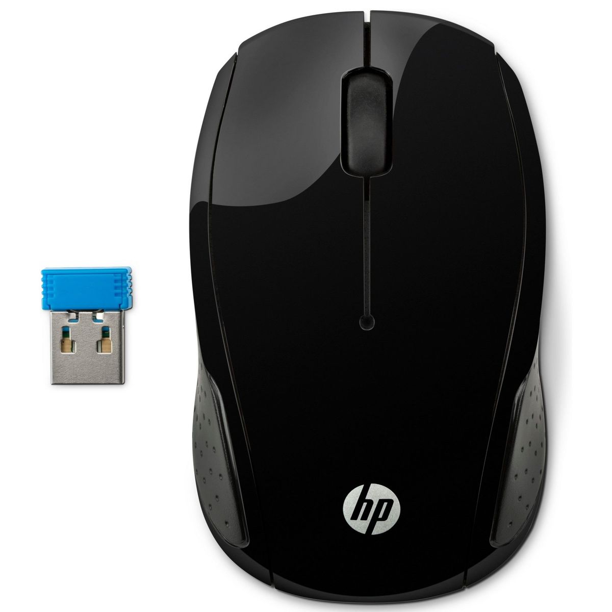 HP - Mouse HP 200 Wireless Óptico, 1000 DPI, Ambidextrous Negro - X6W31AA