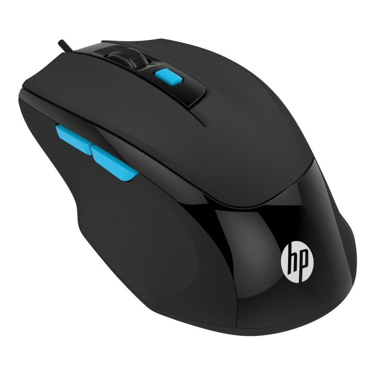 HP - Mouse Gamer HP M150 Gaming DPI 1000-1600 Cableado USB Negro - 7QV27AA