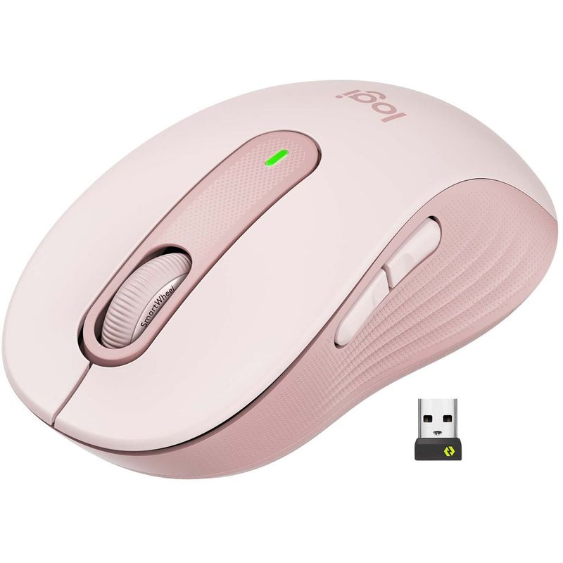 LOGITECH - Logitech Mouse Signature M650 Bluetooth 2000 dpi Rosa - 910-006251