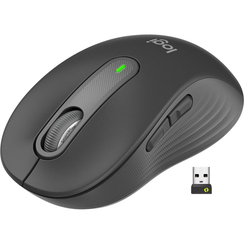 LOGITECH - Logitech Mouse Signature M650 Bluetooth 2000 dpi Grafito - 910-006250
