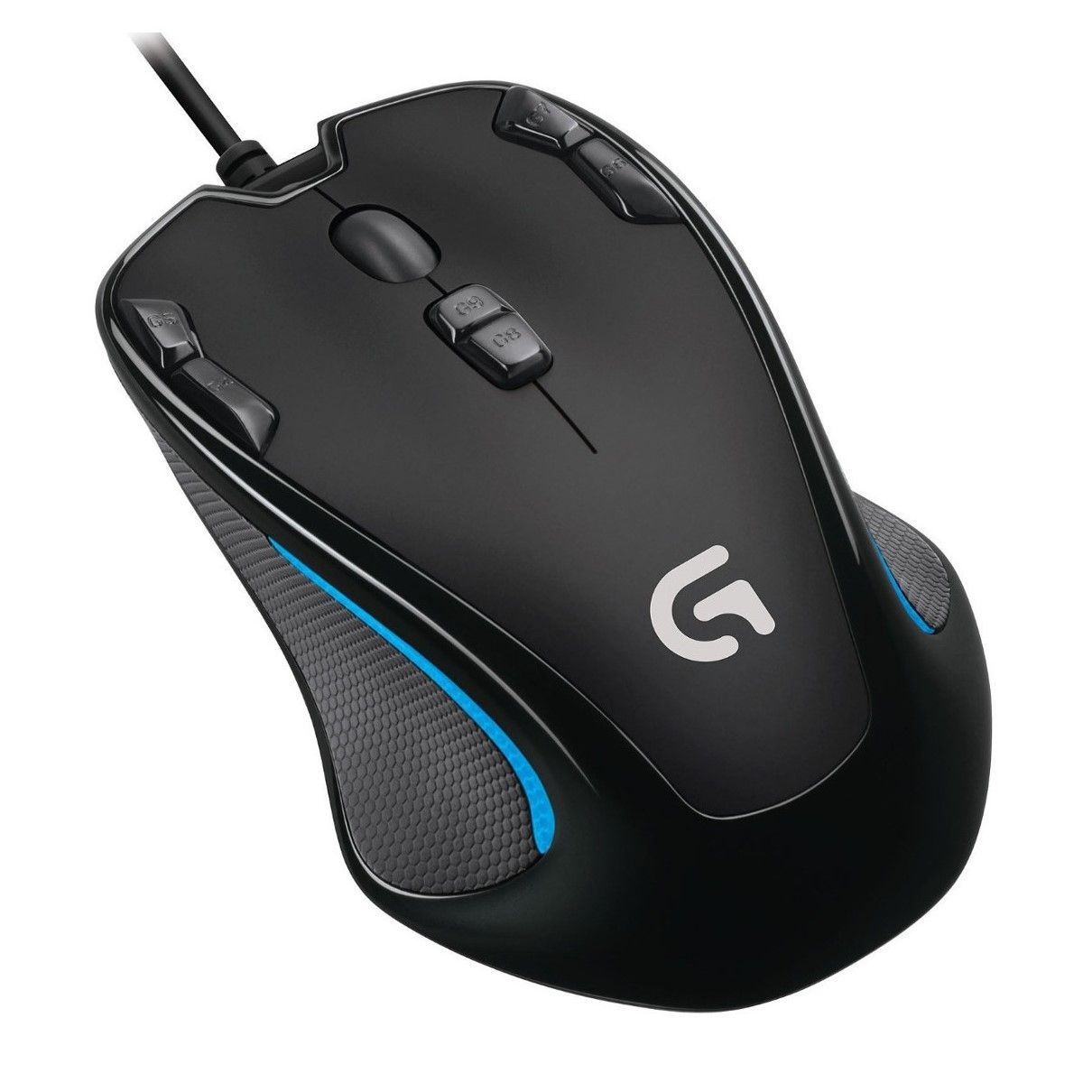 LOGITECH - Logitech Mouse Gamer Óptico G300S Wired USB 2500dpi Negro - 910-004344