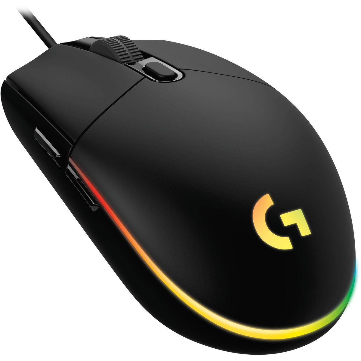 LOGITECH - Logitech Mouse G203 Lightsync Gamer 6 botones Negro - 910-005790