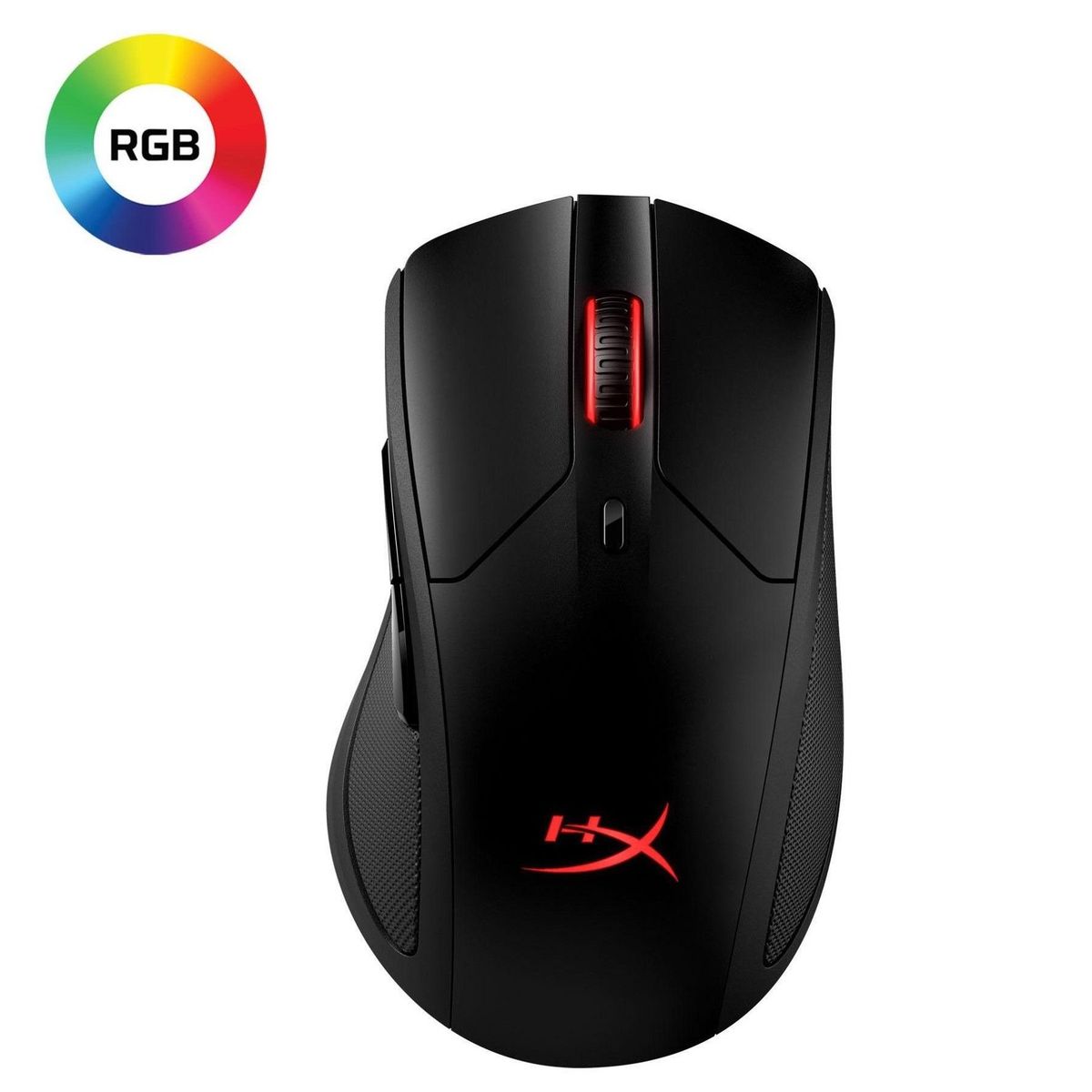HYPERX - HyperX Pulsefire Dart RGB Mouse Inalámbrico Qi Pixart 3389 HX-MC006B