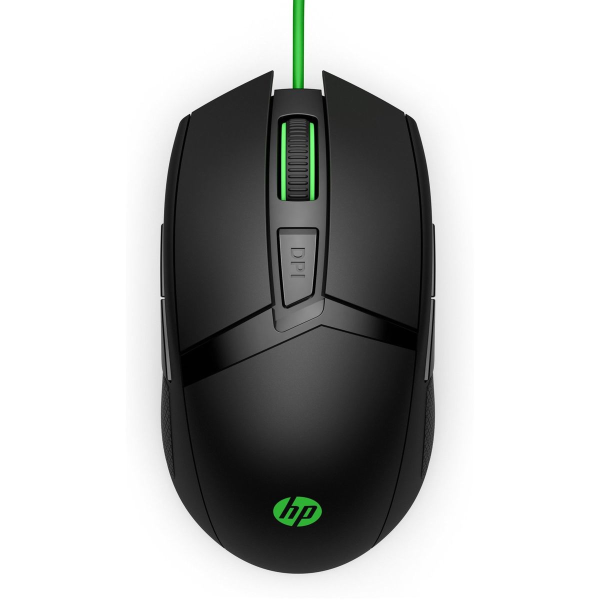 HP - HP Pavilion Gaming Mouse 300 Negro/Verde - 4PH30AA#ABL