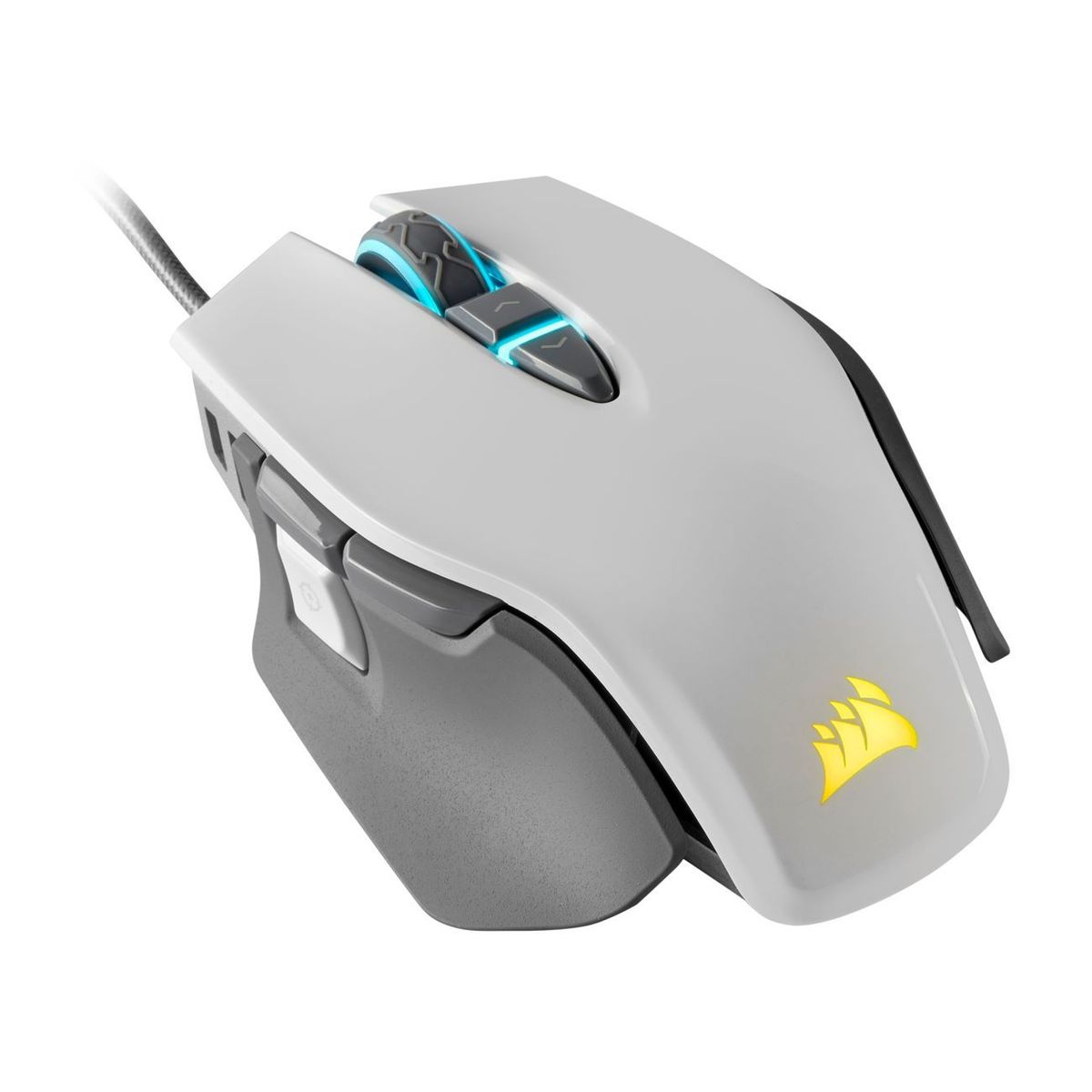 CORSAIR - Corsair Mouse M65 RGB ELITE FPS Mouse Gaming Blanco - CH-9309111-NA