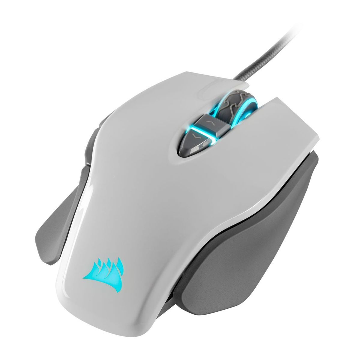 CORSAIR - Corsair Mouse M65 RGB ELITE FPS Mouse Gaming Blanco - CH-9309111-NA