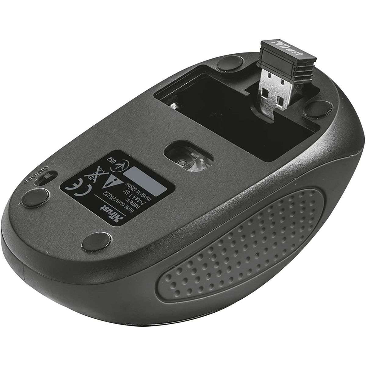 TRUSTFIRE - Trust Mouse Compacto con Micro Receptor Primo Wireless Óptico 20322-09