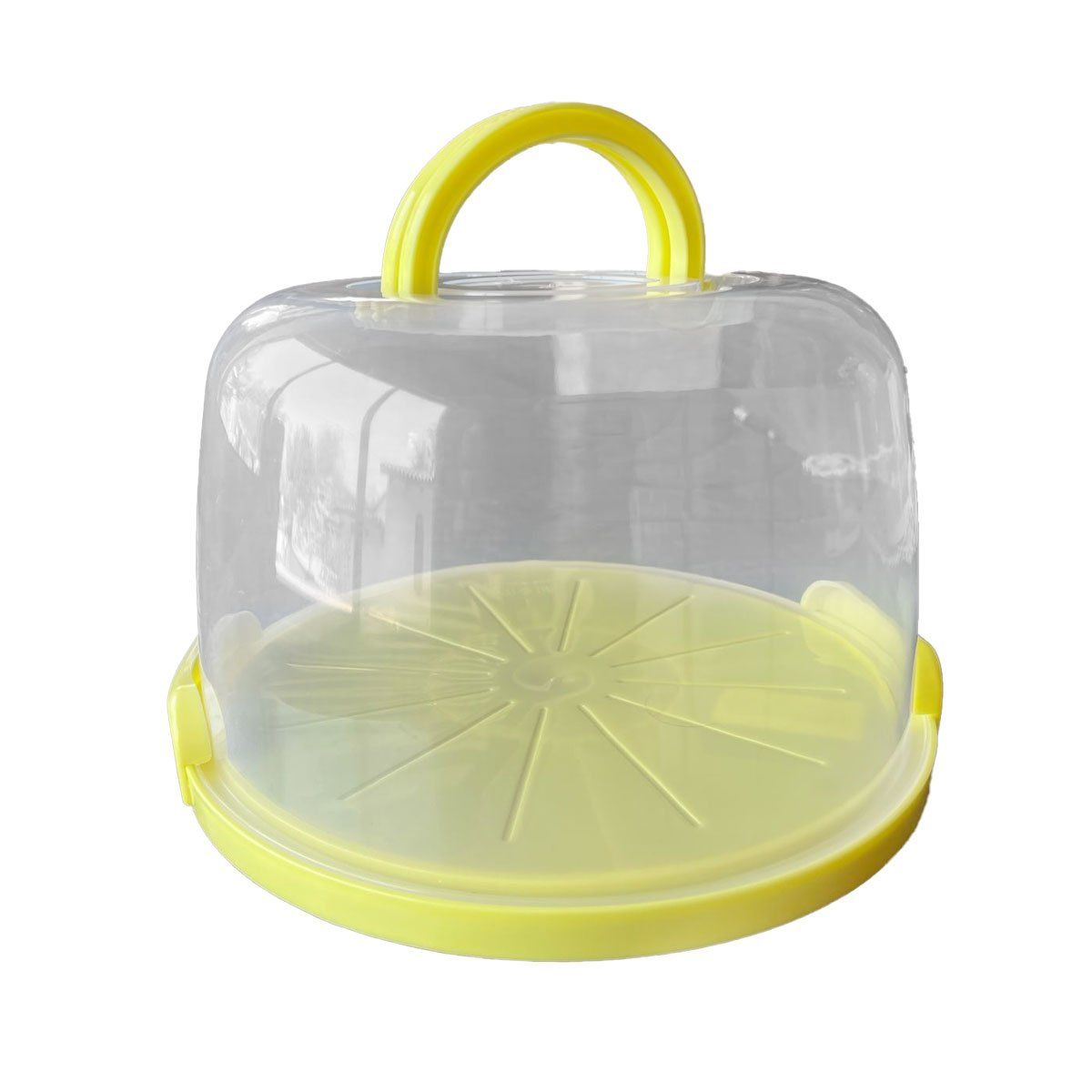 GRETAIL - Porta Torta Frutas Comida Con Sujetadores Grande Verde