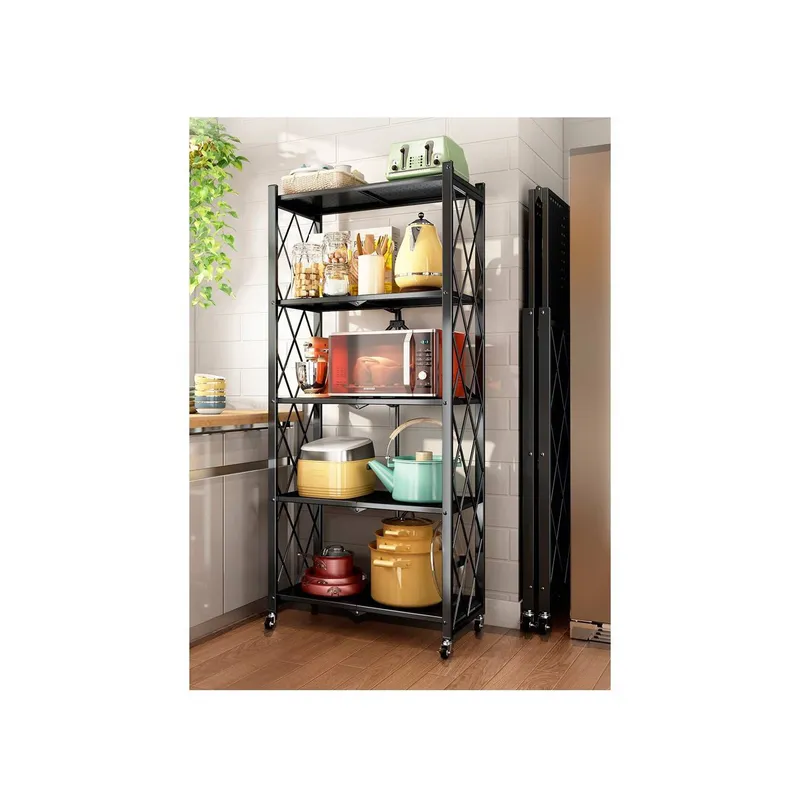 GRETAIL - Estante Exhibidor Multiuso Plegable Hogar Cocina 5 Niveles