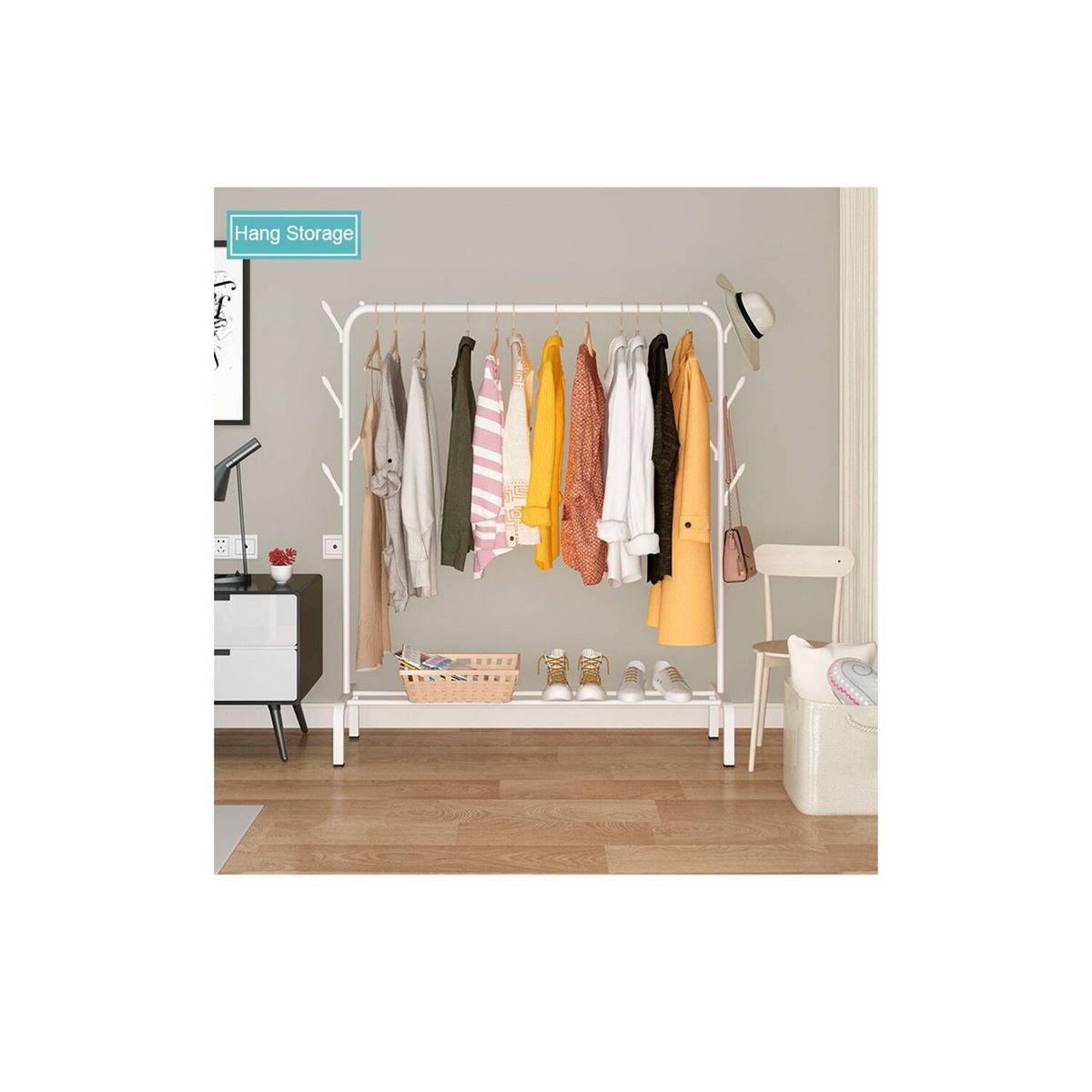 GRETAIL - Perchero colgador organizador ropa simple b