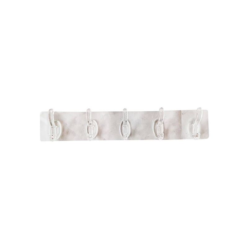 GRETAIL - Colgador Adhesivo Con 5 Colgadores Transparente