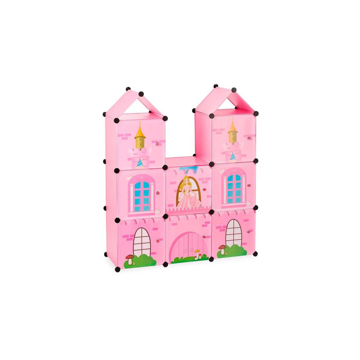 GRETAIL - Organizador Armario Closet Dormitorio En Cubos Multiuso Niña Rosa