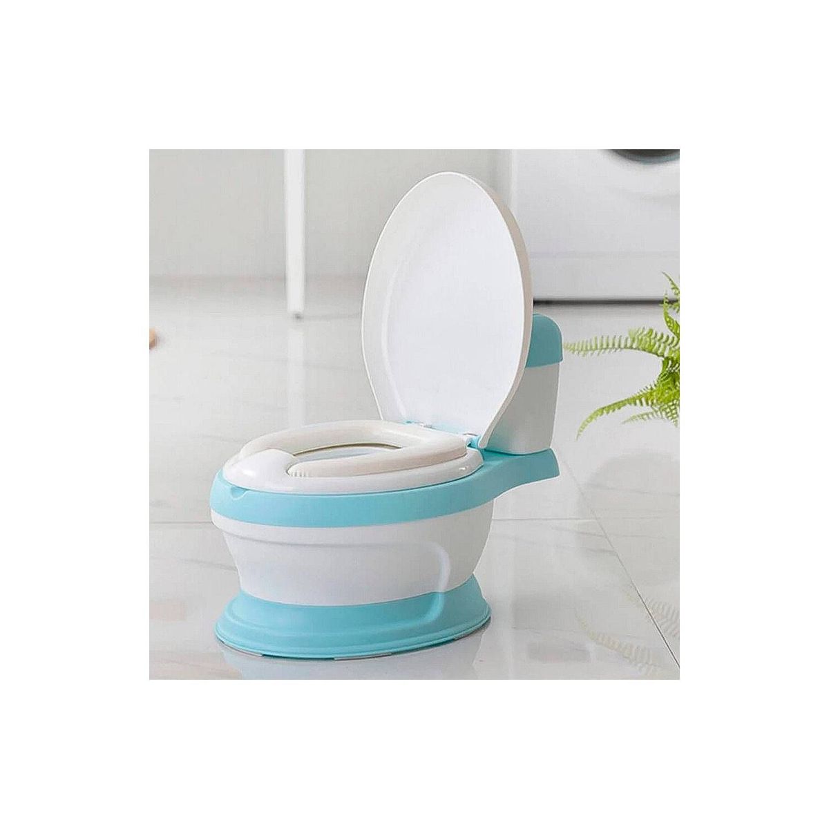 GRETAIL - Bacín Entrenamiento Inodoro Para Bebes Niños 3 en 1 Turquesa