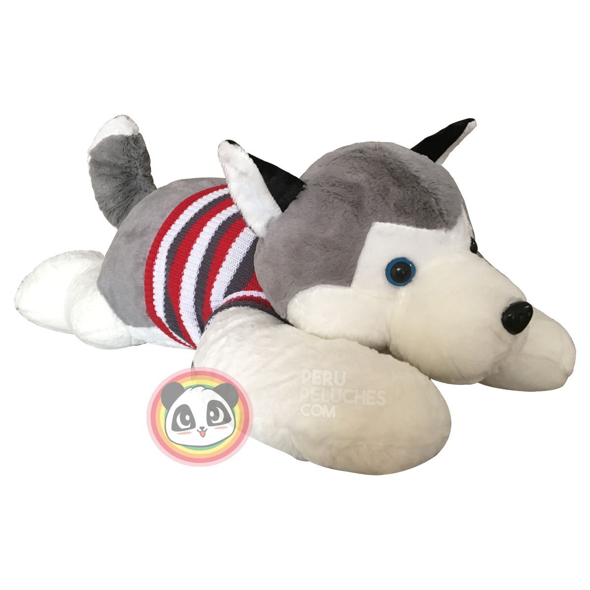 GENERICO - Peru Peluches - Bello Peluche De Perro Siberiano Con Chompa