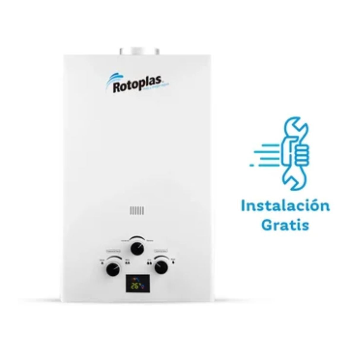 ROTOPLAS - Terma a Gas Rotoplas FLAMING 6L GN