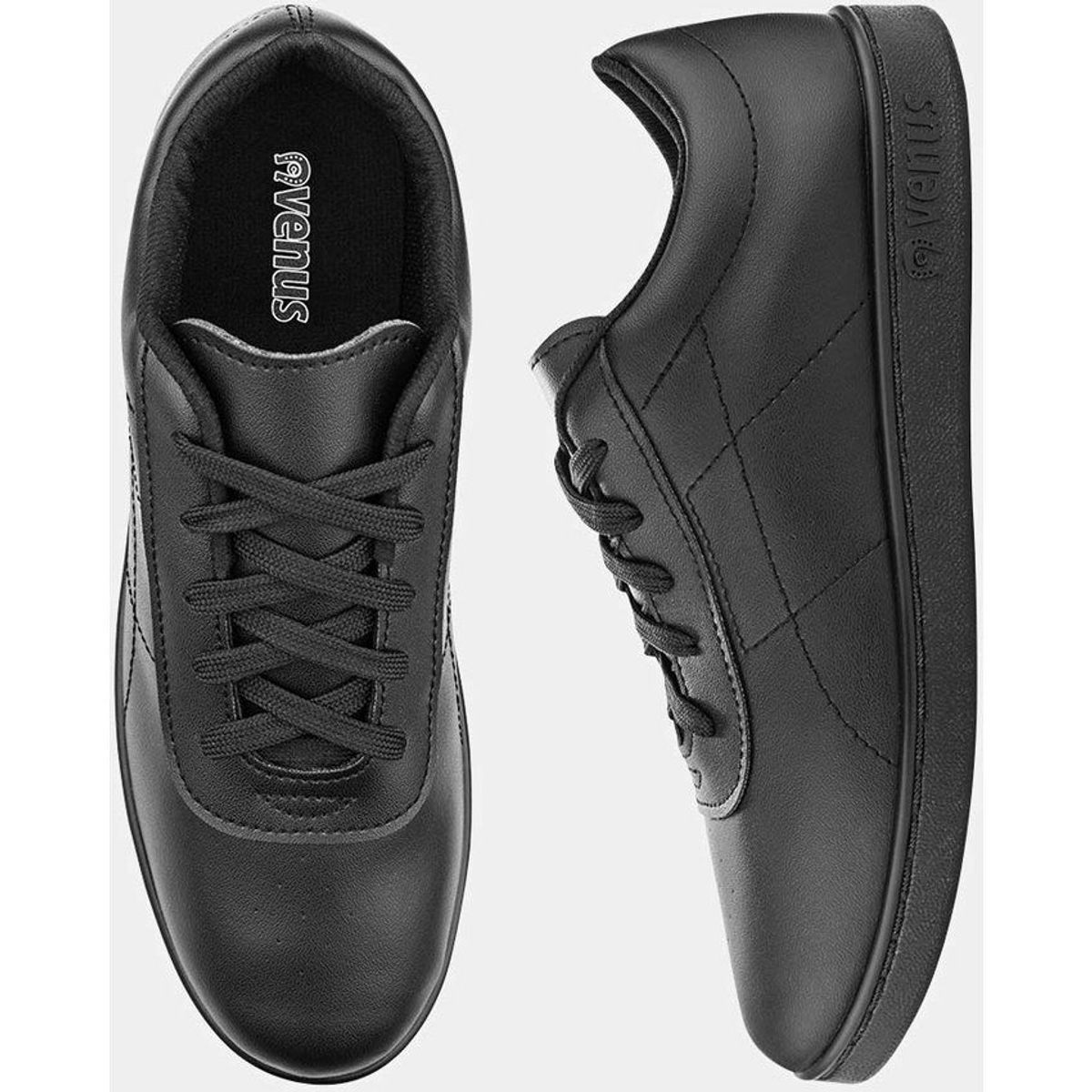 VENUS - Zapatillas Escolar venus Terra -negro