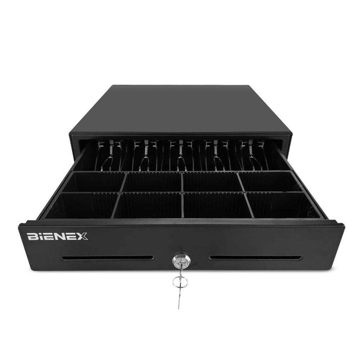 BIENEX - Gaveta Caja de dinero monedas y billetes con RJ11-41x42x10cm BIENEX