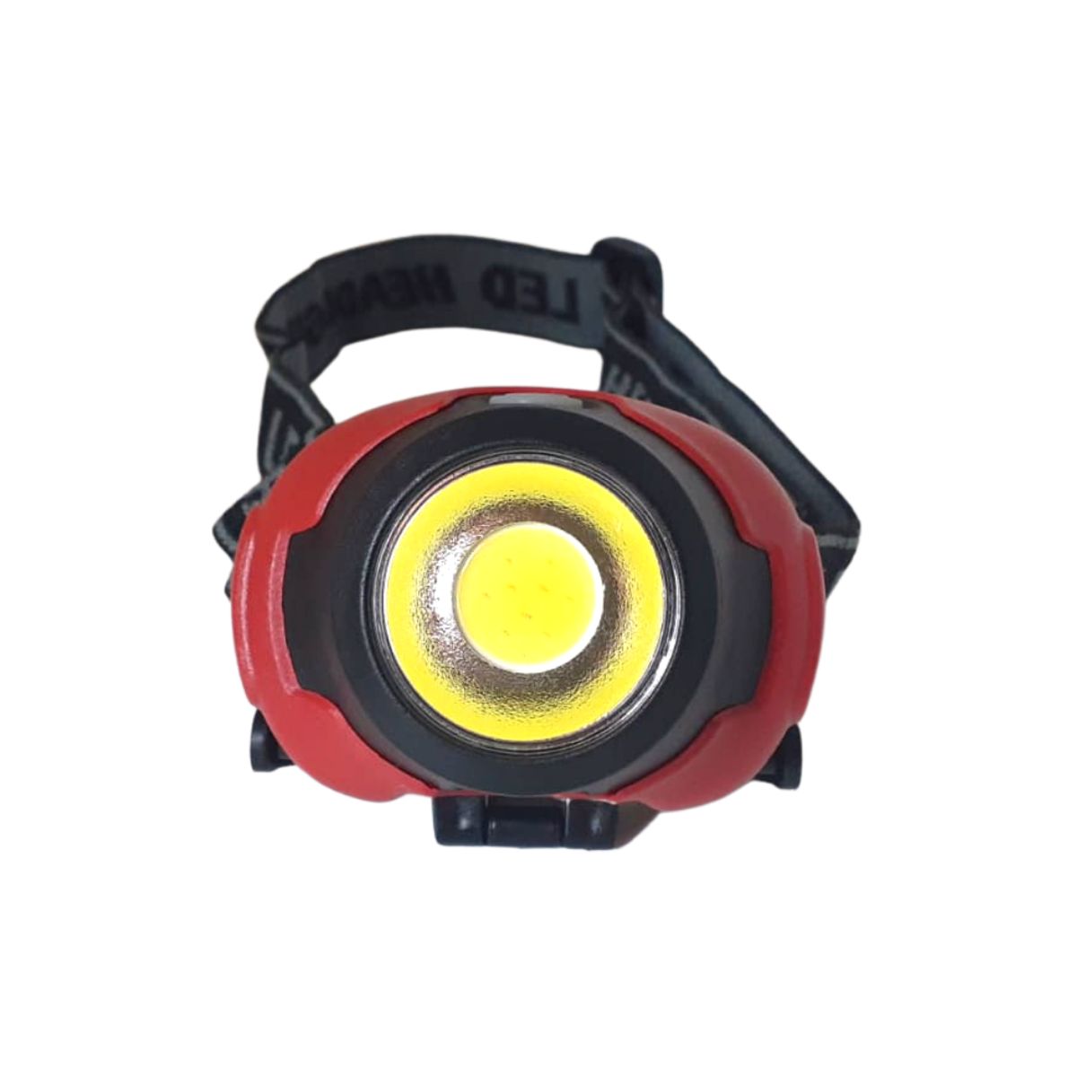 GENERICO - Linterna Frontal/De Cabeza De 1 Led 3 Watts 3 Modos A Pilas Rojo