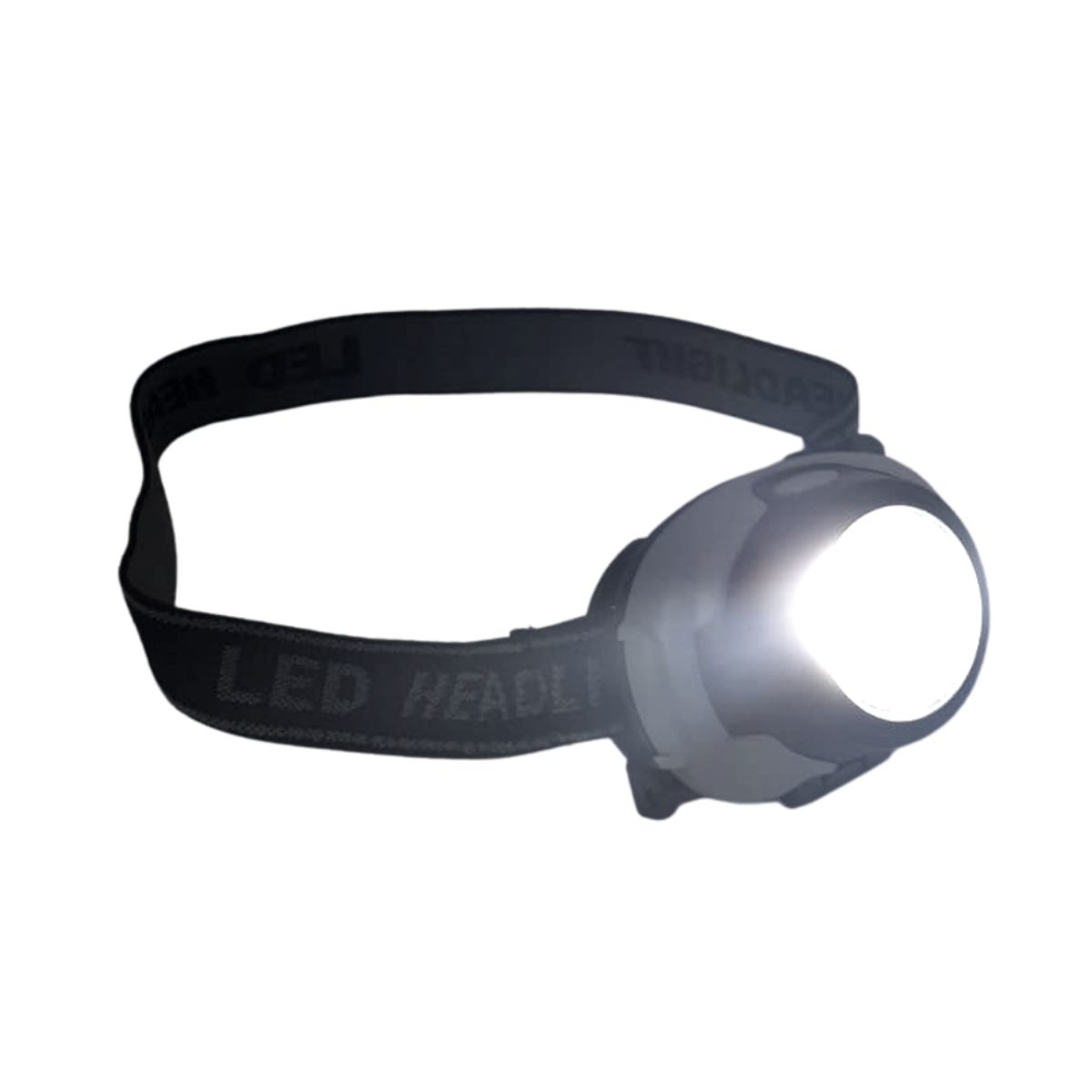 GENERICO - Linterna Frontal/De Cabeza De 1 Led 3 Watts 3 Modos A Pilas Plomo