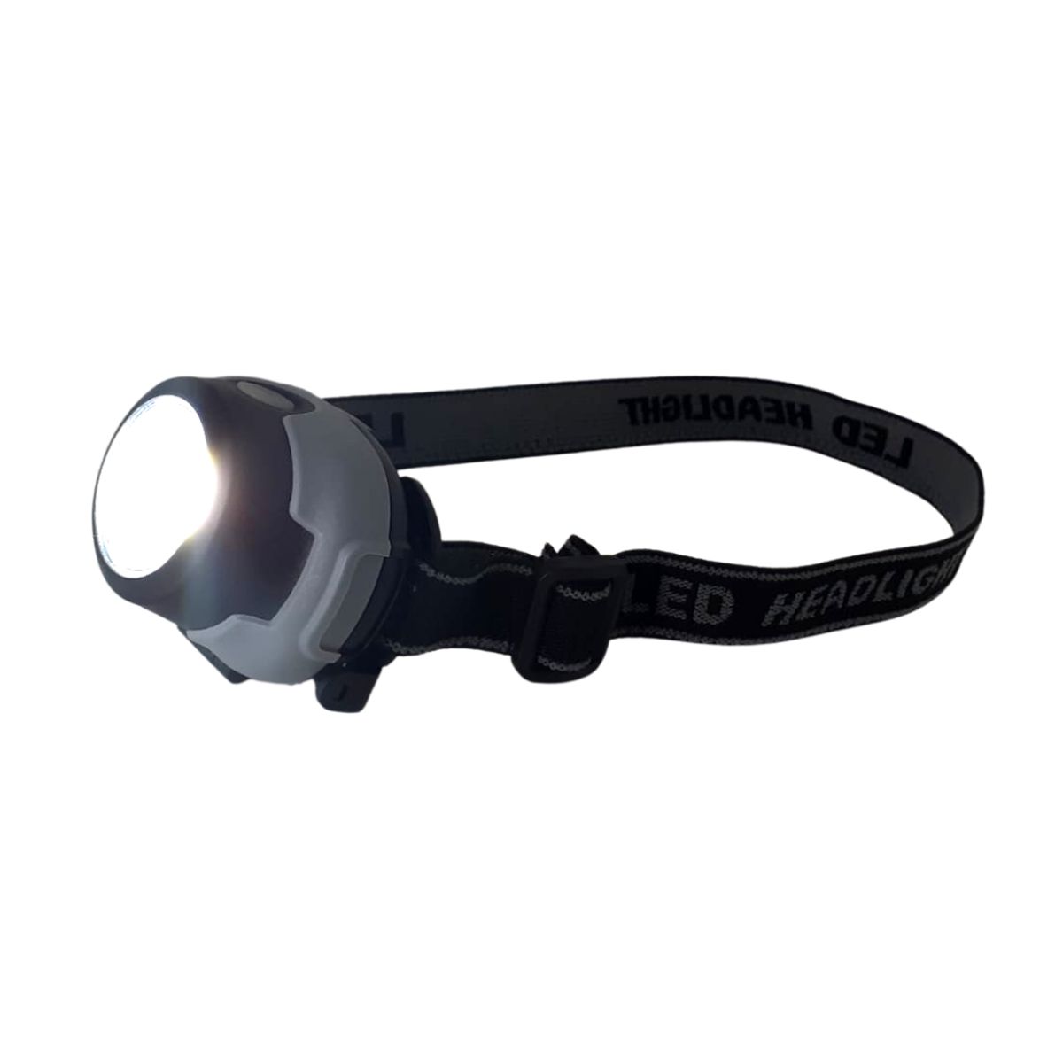 GENERICO - Linterna Frontal/De Cabeza De 1 Led 3 Watts 3 Modos A Pilas Plomo