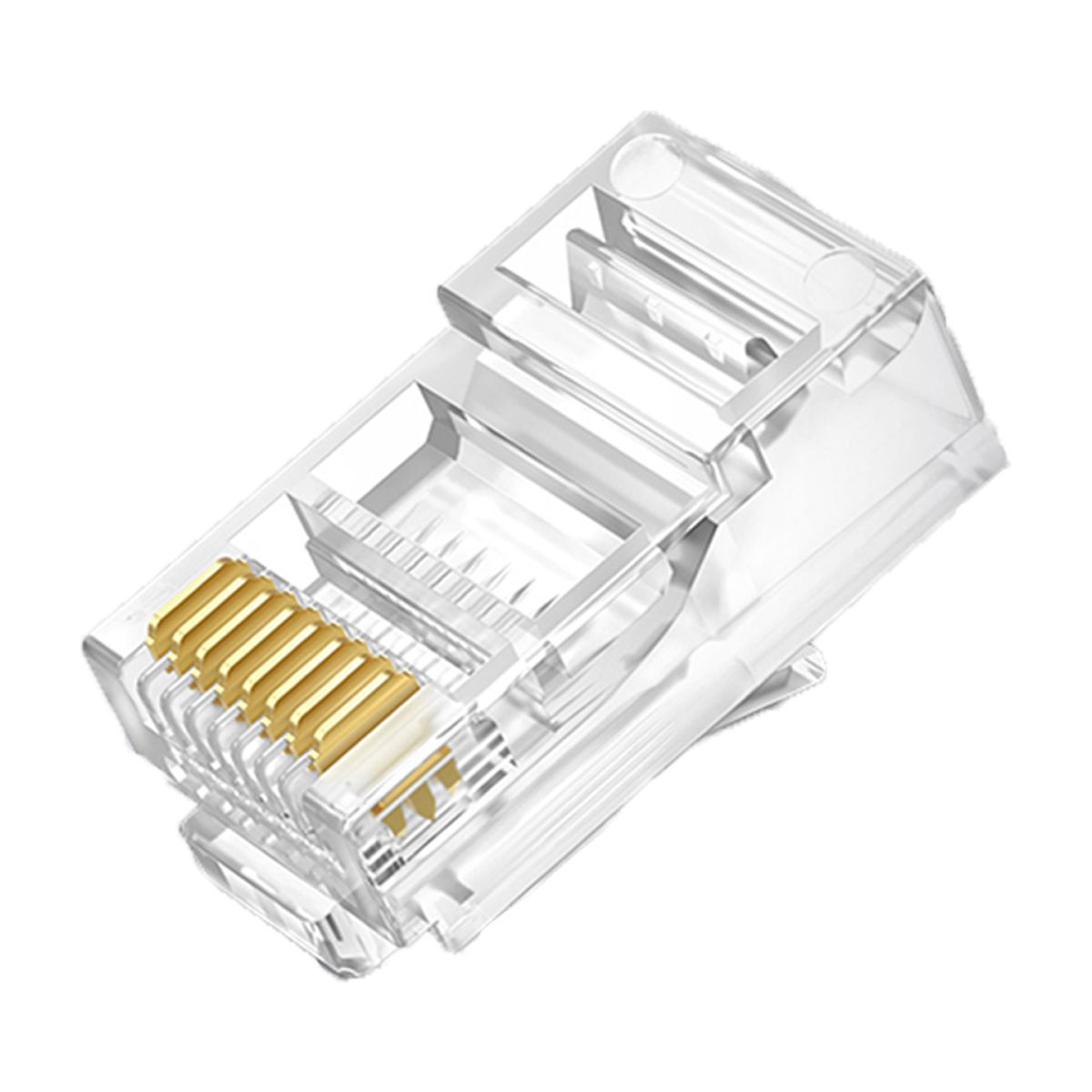 GENERICO - Conectores Rj45 Cat. 5 5e Amp Para Cable De Red Pack 100